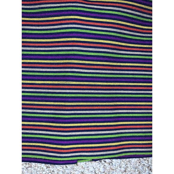 Talbots Rainbow Striped Pencil A Line Skirt Lined Womens Size 10 Petite - Picture 2 of 7